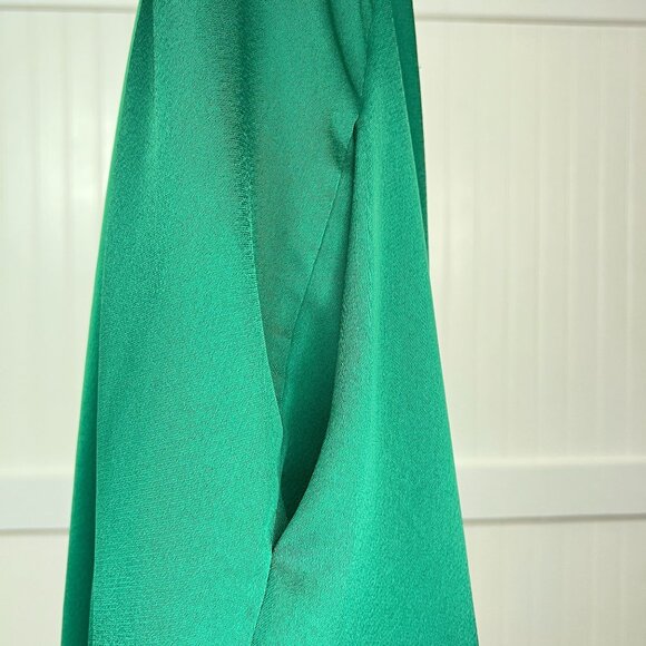 Jason Wu Green Sleeveless Concealed Double Breasted Button Front Dress Career - Picture 9 of 9